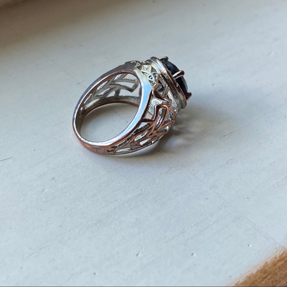 .925 Lovely Silver Ring - image 5